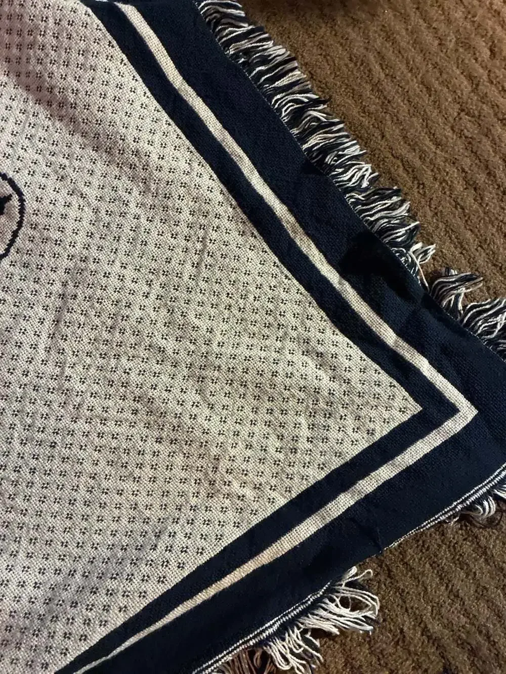 Pure Country Weavers Tau Delta Eta Greek Fraternity Woven Cotton Throw Blanket